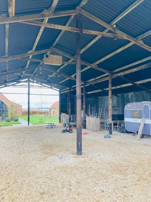 Schuurloft Hof Ten Bogaerde Met Biozwembad, Veldzicht & Uilennest Jabbeke  Luaran gambar